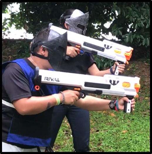 NERF RIVAL Hades for RIVAL TAG Singapore Team Building